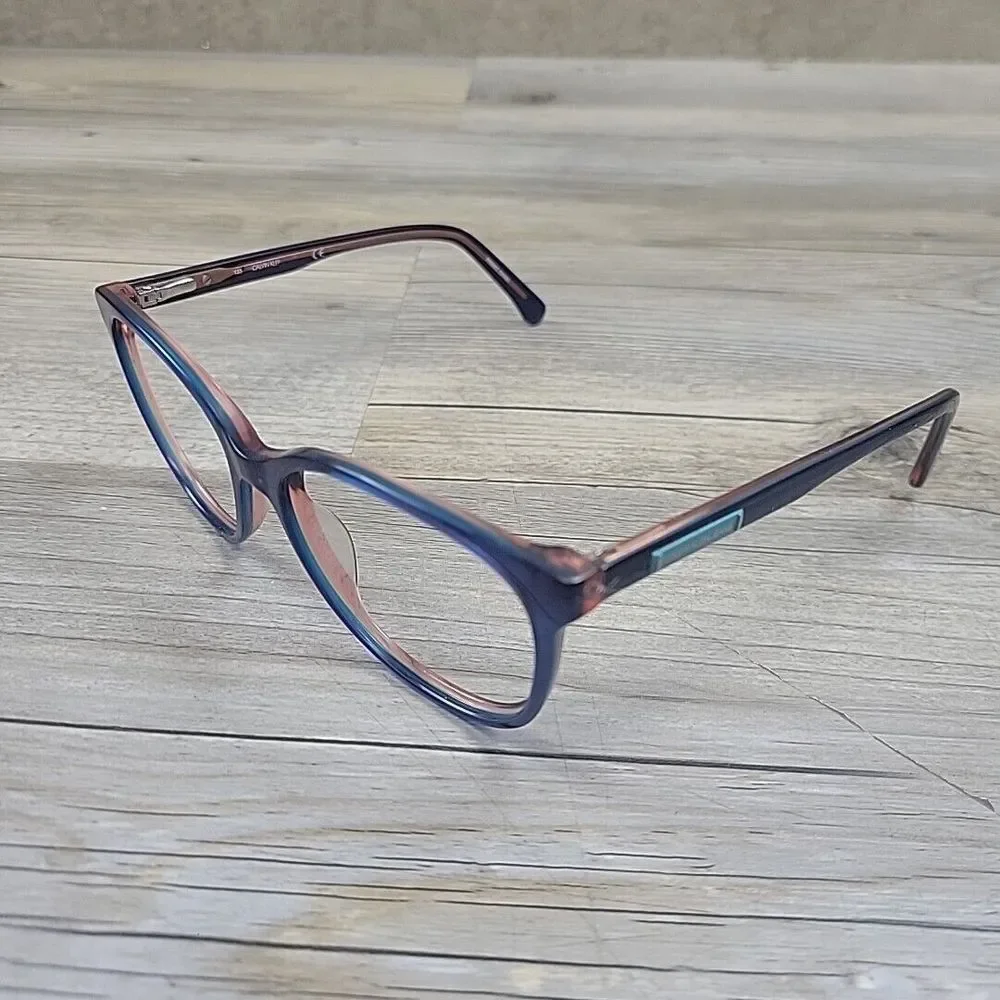 Calvin Klein Jeans CKJ305 437 Eyeglasses Frames Only Full Rim‎ 54-17-135 Blue